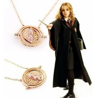 Collar Gira Tiempo Hermione Harry Potter Reliquias Muerte 